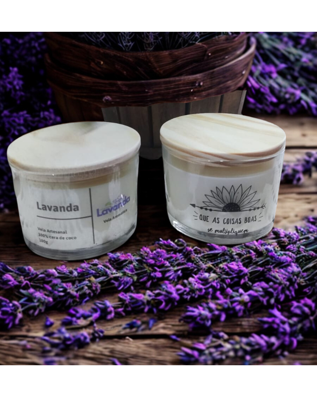 Vela de Lavanda